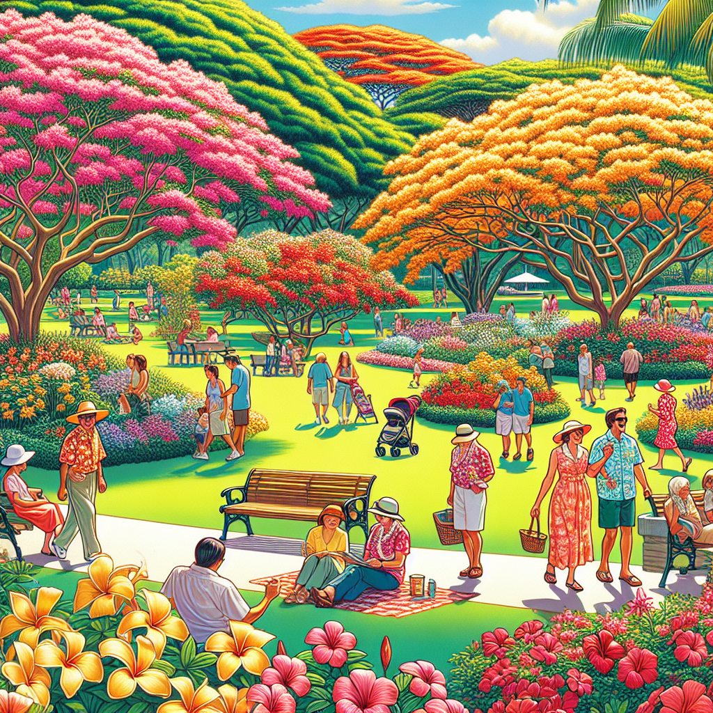 Spring blossoms in Honolulu