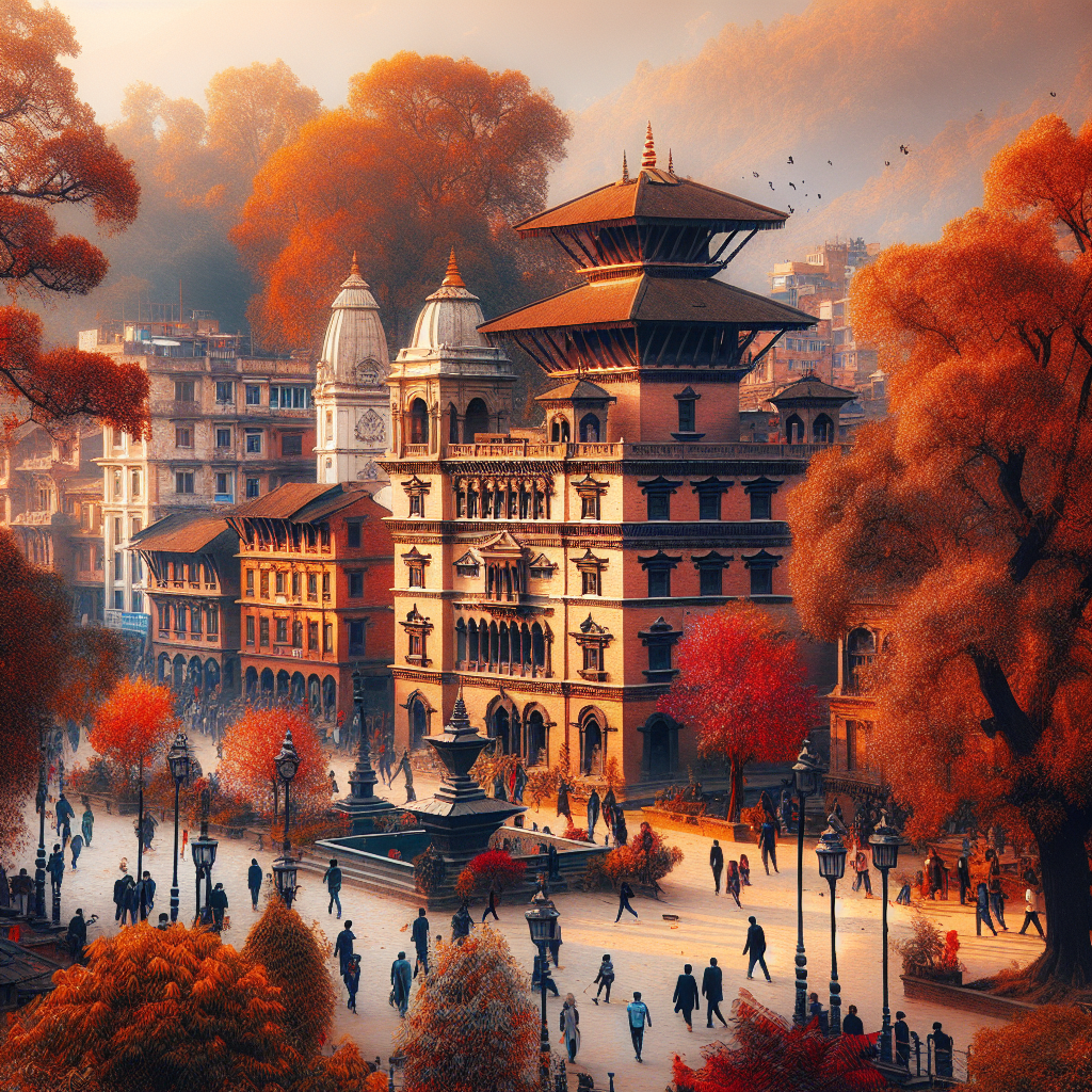 Kathmandu in Autumn
